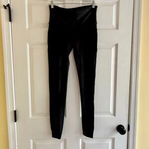 Spanx‎ Faux Leather Pants Leggings Black Size XL